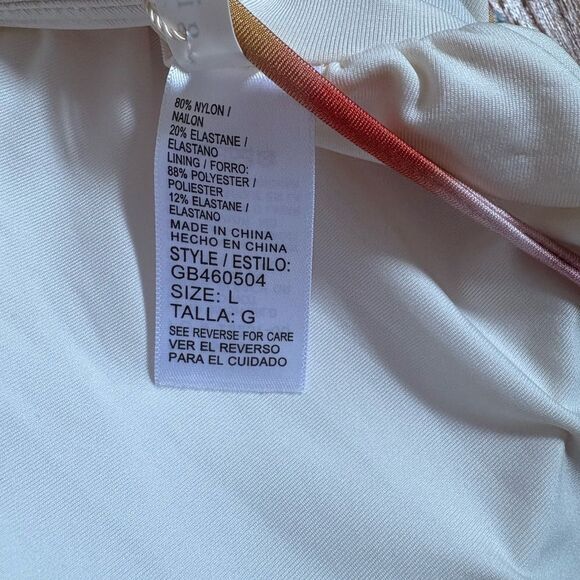 DANNIJO Red and Orange One-Piece Swimsuit with Adjustable Straps - Picture 5 of 5